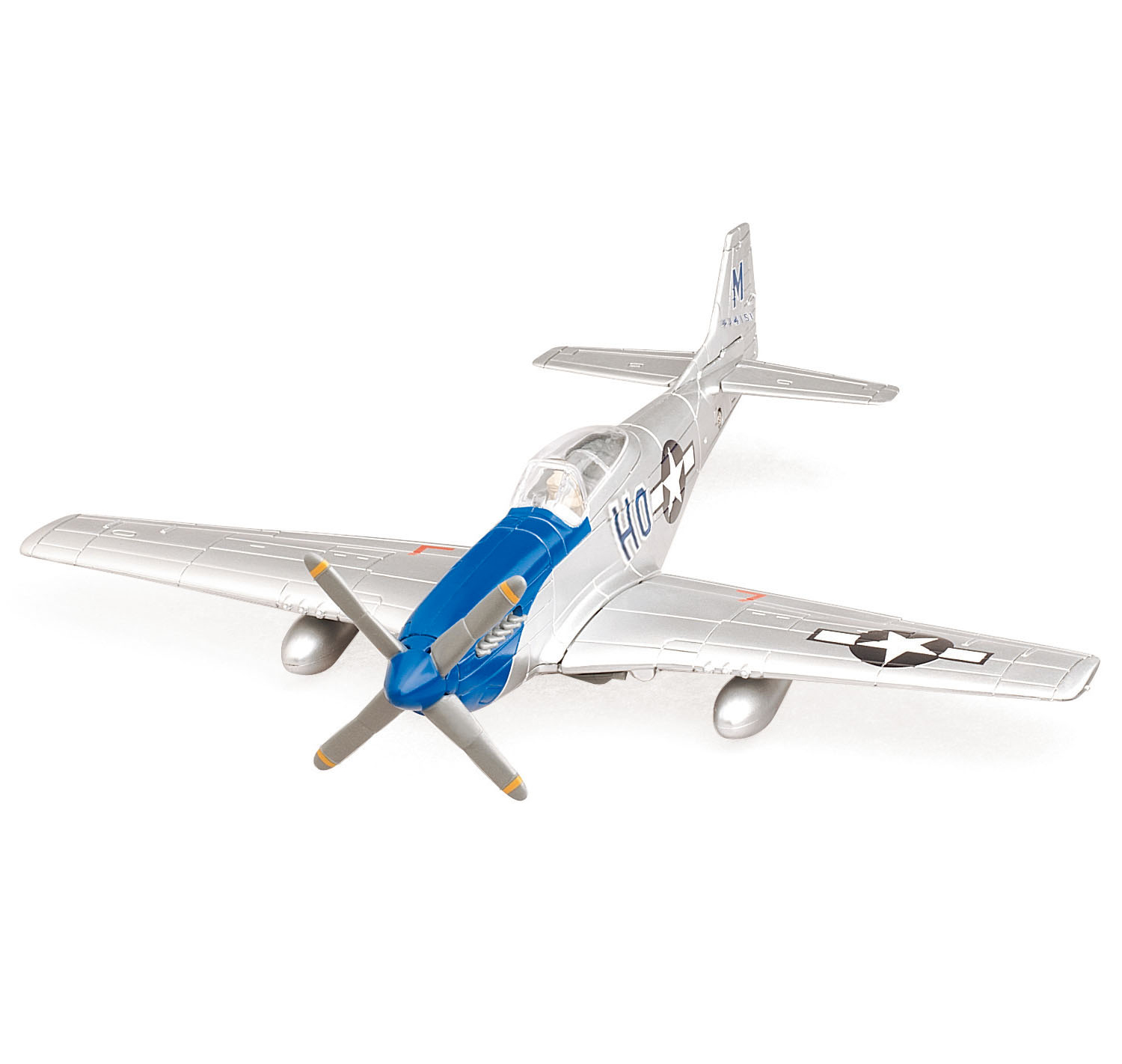 Modelo de precisión P-51 Mustang: un tributo al aviador